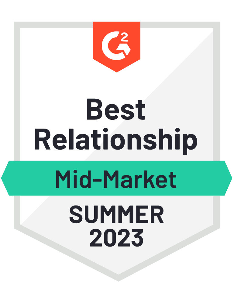 G2 | Summer 2023 - Best Relationship