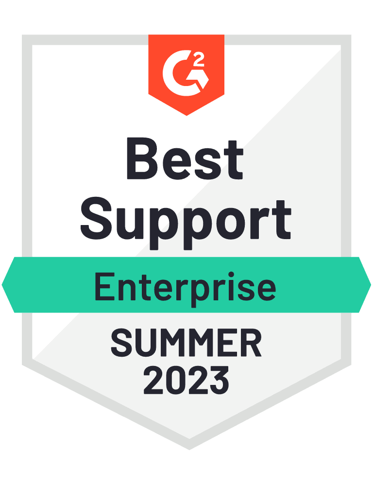 G2 | Summer 2023 - Best Support