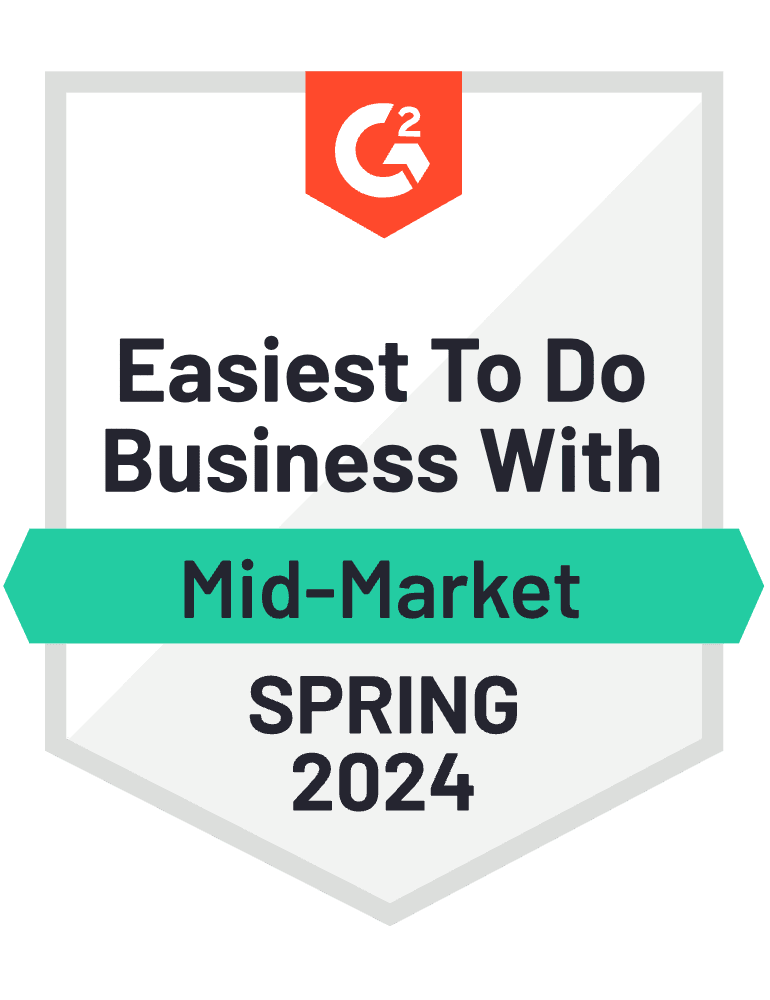 G2 | Spring 2024 - Easiest to do Business With